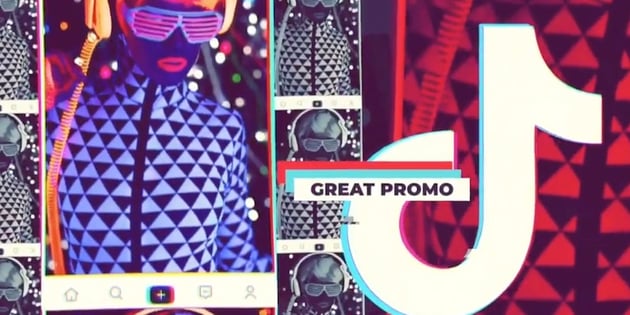 tiktok promo template